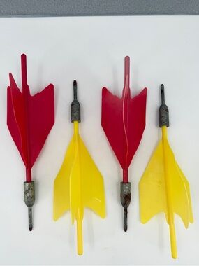 Vintage Lawn Darts Jarts Only Replacements Set of 4 Backyard Missile Game